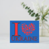 Carte Postale J'aime l'Ukraine (Debout devant)