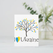 Carte Postale J'aime l'Ukraine (Debout devant)