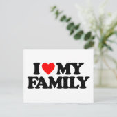 CARTE POSTALE J'AIME MA FAMILLE (Debout devant)