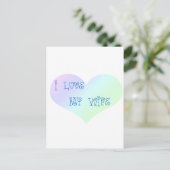 Carte Postale J'Aime Ma Femme (Debout devant)