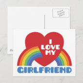 Carte Postale J'Aime Ma Fille (Devant / Derrière)