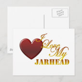 Carte Postale J'aime ma Jarhead 1 (Devant / Derrière)