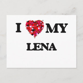 Carte Postale J'aime ma Lena