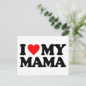 CARTE POSTALE J'AIME MA MAMA (Debout devant)