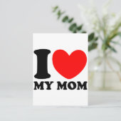 Carte Postale J'aime ma mère (Debout devant)