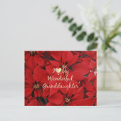 Carte Postale J'Aime Ma Merveilleuse Petite-Fille, Noël (Debout devant)