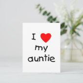 Carte Postale J'Aime Ma Tante (Debout devant)