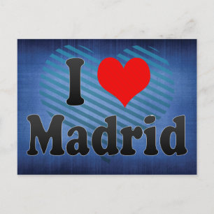 Carte Postale J'Aime Madrid, Espagne. Me Encanta Madrid, Espagne