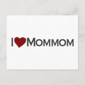 Carte Postale J'aime maman (Devant)