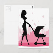 Carte Postale j'aime maman (Devant / Derrière)
