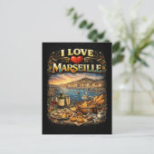 Carte Postale J'aime Marseille (Debout devant)