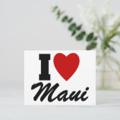 Carte Postale J'aime Maui (Debout devant)