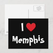 Carte Postale J'aime Memphis (Devant / Derrière)