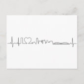 Carte Postale J'aime Memphis dans un style ecg extraordinaire (Devant)