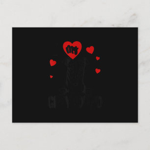Carte Postale J'Aime Mes Cadeaux Greyhound Pour T-Shirt Amoureux