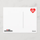 CARTE POSTALE J'AIME MES GRANDS-JEUNES (Dos)