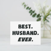 Carte Postale J'Aime Mes Mondes Meilleur Mari Jamais (Debout devant)