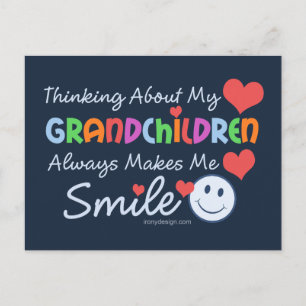 Carte Postale J'Aime Mes Petits-Enfants