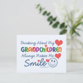 Carte Postale J'Aime Mes Petits-Enfants (Debout devant)