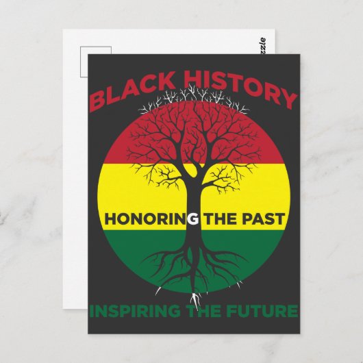 Carte Postale J'aime mes racines Fierté Afrique Afro Fière Afriq (Devant / Derrière)