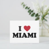 Carte Postale J'aime Miami Floride (Debout devant)