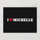 CARTE POSTALE J'AIME MICHELLE (Devant)