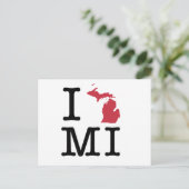 Carte Postale J'aime Michigan (Debout devant)
