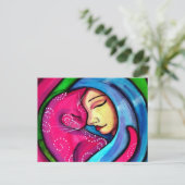 Carte Postale J'Aime Mon Chat (Debout devant)