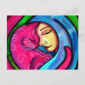 Carte Postale J'Aime Mon Chat (Devant)