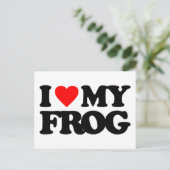 CARTE POSTALE J'AIME MON FROG (Debout devant)