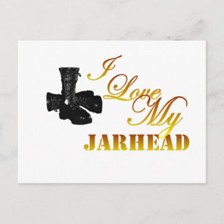 Carte Postale J'aime mon Jarhead 4