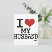 Carte Postale J'aime mon mari (Debout devant)