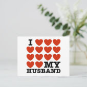 Carte Postale J'Aime Mon Mari (Debout devant)