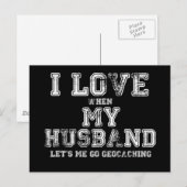 Carte Postale J'Aime Mon Mari ! (Devant / Derrière)