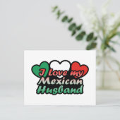 Carte Postale J'Aime Mon Mari Mexicain (Debout devant)