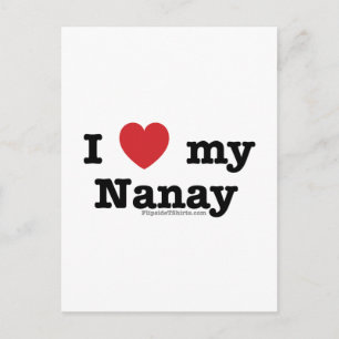Carte Postale J'Aime Mon Nanay