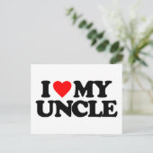 CARTE POSTALE J'AIME MON ONCLE (Debout devant)