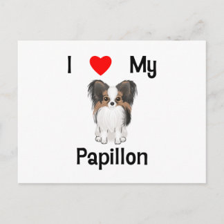 Carte Postale J'aime mon Papillon (l'image)