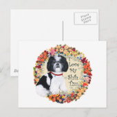 Carte Postale J'aime mon Shih Tzu (Devant / Derrière)
