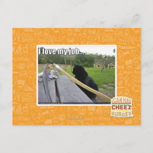 Carte Postale J'aime mon travail
