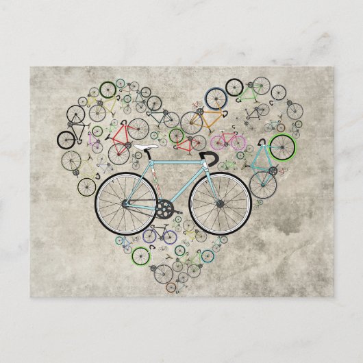 Carte Postale J'Aime Mon Vélo (Devant)