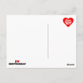 CARTE POSTALE J'AIME MONTSERRAT (Dos)