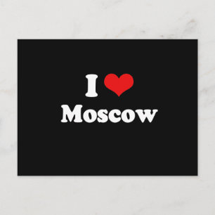 CARTE POSTALE J'AIME MOSCOU