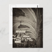 Carte Postale J'aime Moscou. Métro Opulent. (Devant / Derrière)
