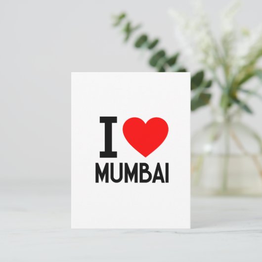 Carte Postale J'aime Mubai (Debout devant)