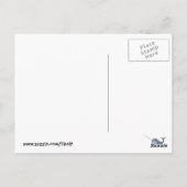 Carte Postale J'aime Narwhals (Dos)