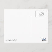 Carte Postale J'aime Narwhals (Dos)