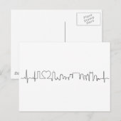 Carte Postale J'aime Nashville dans un style extraordinaire (Devant / Derrière)