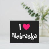 Carte Postale J'aime Nebraska (Debout devant)