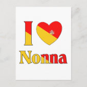 Carte Postale J'aime Nonna (Devant)
